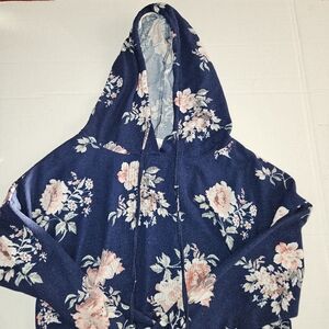 Ardene Floral Long Sleeve Top Hoodie